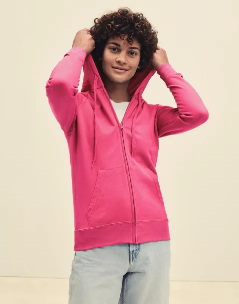  Ladies Lightweight Hooded Sweat Jacket - Fruit of the Loom