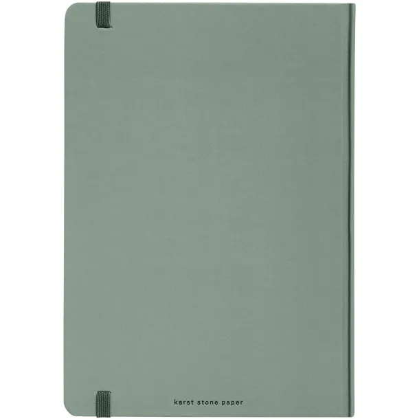 Karst® A5 hardcover notebook - Karst® Heather green