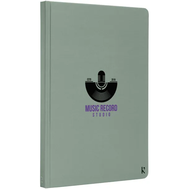 Karst® A5 hardcover notebook - Karst® Heather green