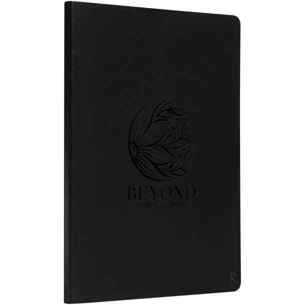 Karst® A5 hardcover notebook - Karst® Solid black