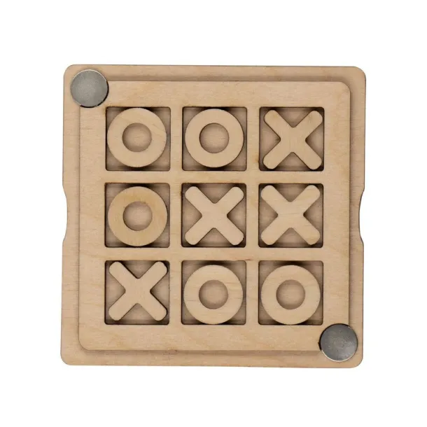 Edony Tic Tac Toe game beige