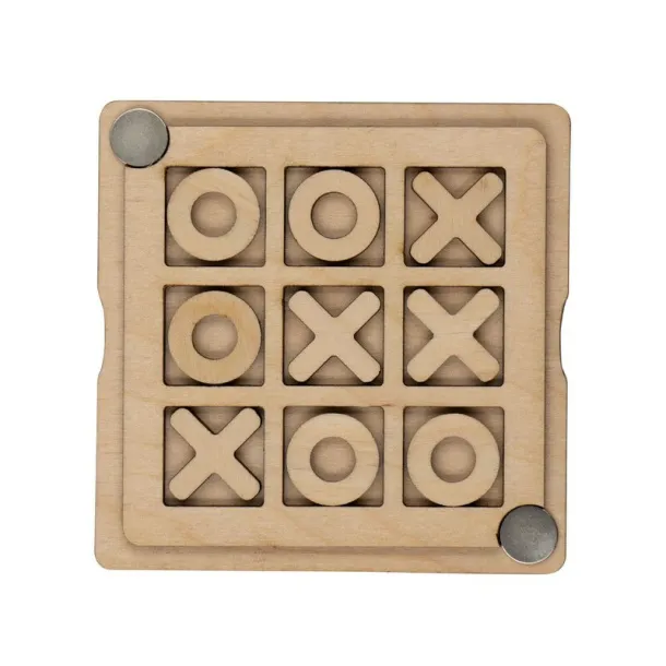 Edony Tic Tac Toe game beige