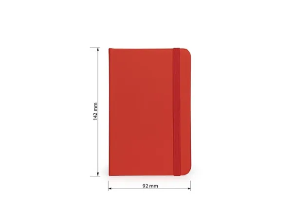 NOTE MINI AB Antibacterial A6 notebook - PRO BOOK Red