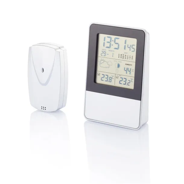  Indoor/outdoor weather station - XD Collection Silver Black