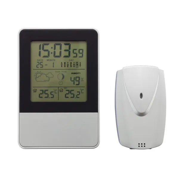  Indoor/outdoor weather station - XD Collection Silver Black