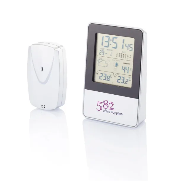  Indoor/outdoor weather station - XD Collection Silver Black