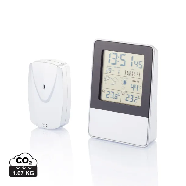  Indoor/outdoor weather station - XD Collection Silver Black