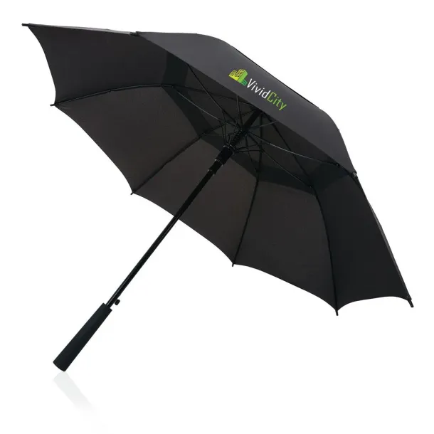  Swiss peak AWARE™ Tornado 23” storm umbrella - Swiss Peak Black 