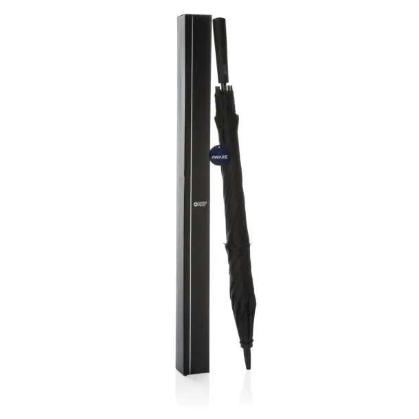  Swiss peak AWARE™ Tornado 23” storm umbrella - Swiss Peak Black 