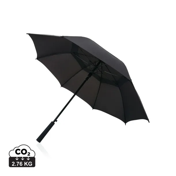  Swiss peak AWARE™ Tornado 23” storm umbrella - Swiss Peak Black 