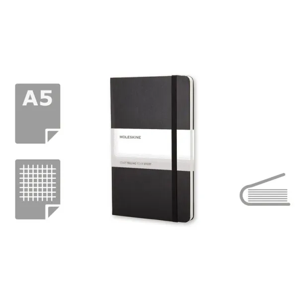  MOLESKINE Notebook approx. A5 Crna