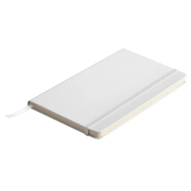 CARMONA notebook with lined pages 130x210 / 160 pages White