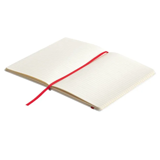 CARMONA notebook with lined pages 130x210 / 160 pages Red