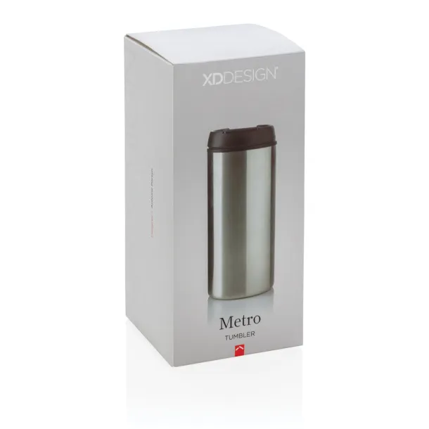  Metro tumbler - XD Xclusive Silver Black