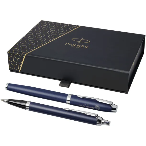 Parker IM rollerball and ballpoint pen set - Parker Navy Blue