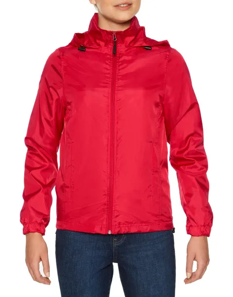  Hammer™ Ladies' Windwear Jacket - Gildan Hammer Crvena