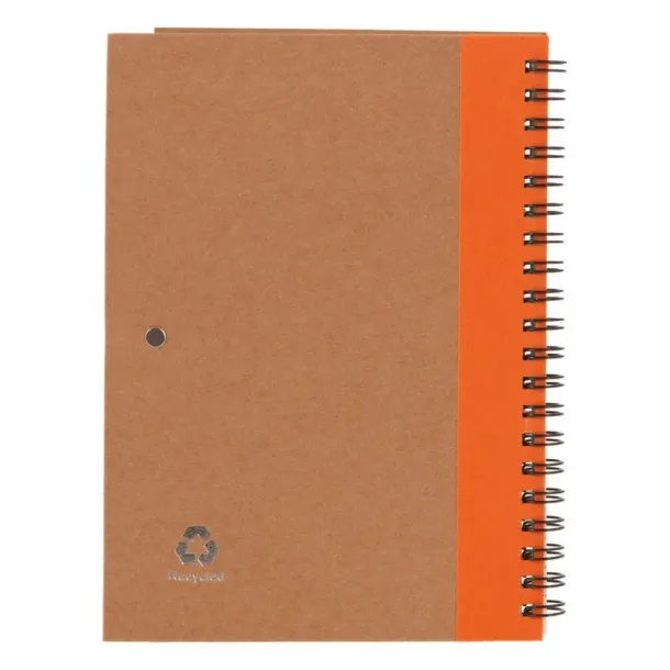  Notebook approx. A5 with ball pen orange