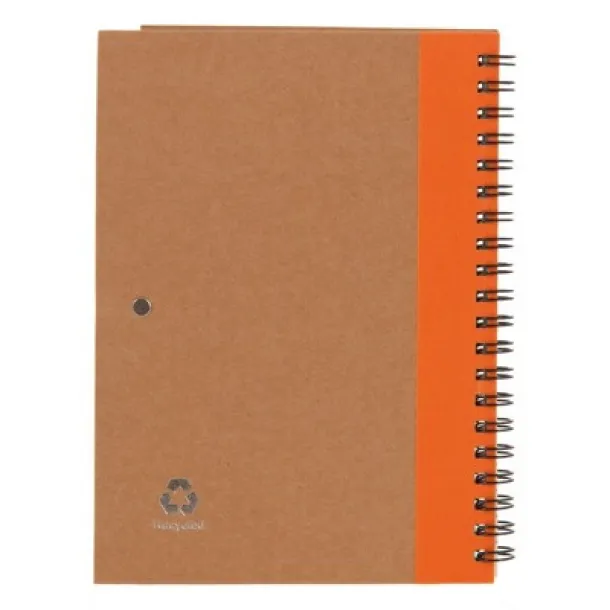  Notebook approx. A5 with ball pen orange