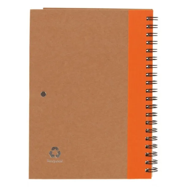  Notebook approx. A5 with ball pen orange