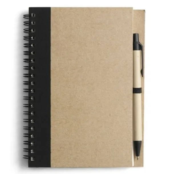  Notes s kemijskom olovkom, cca A5 Crna