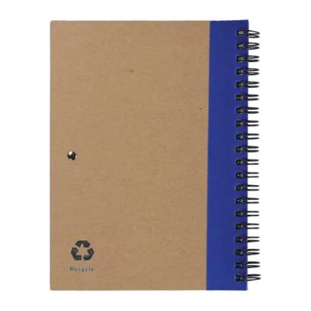  Notebook approx. A5 with ball pen navy blue