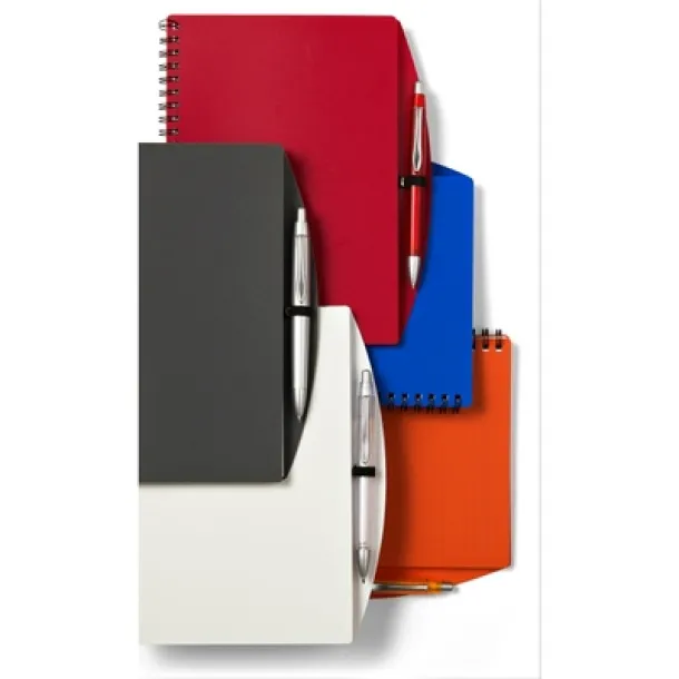  Notebook approx. A5 with ball pen Bijela