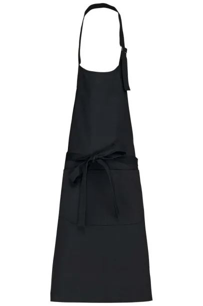  COTTON APRON HIGH-TEMPERATURE WASHABLE - Kariban Black