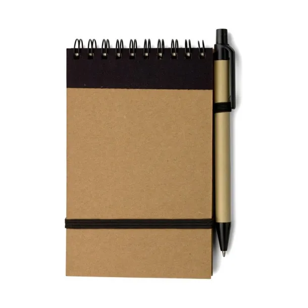  Notebook approx. A6 with ball pen black