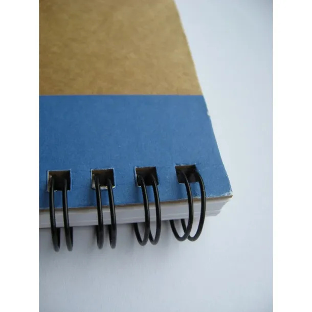  Notebook approx. A6 with ball pen Plava