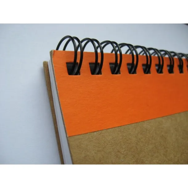  Notebook approx. A6 with ball pen orange