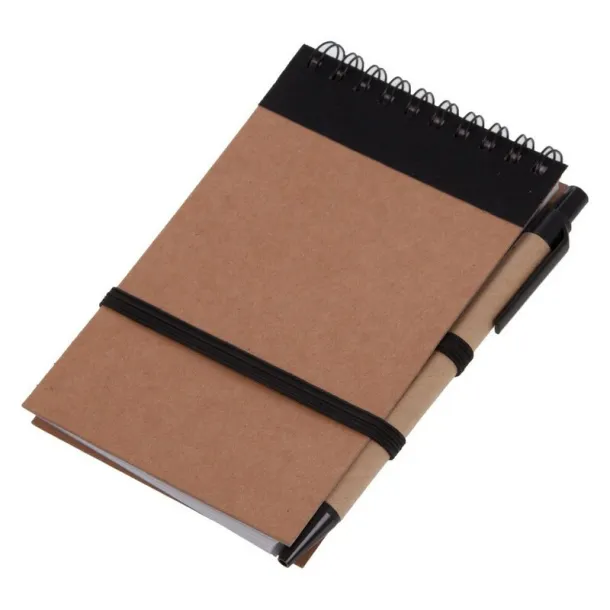  Notebook approx. A6 with ball pen black