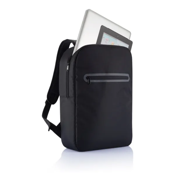  London laptop backpack PVC free - XD Collection Black 