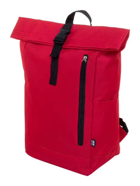 Reback RPET ruksak, 14" Crvena