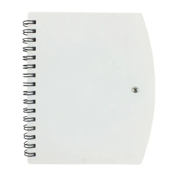  Notebook approx. A6 with ball pen Bijela