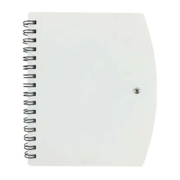  Notebook approx. A6 with ball pen Bijela