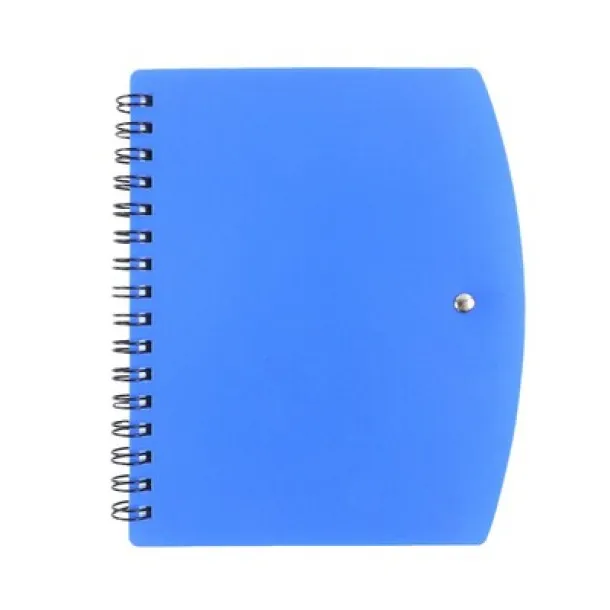  Notebook approx. A6 with ball pen navy blue