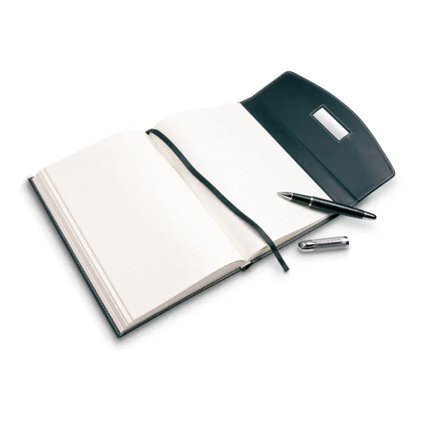 NOVA Notebook with ball pen Black