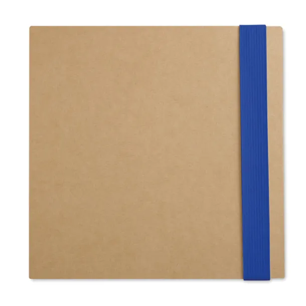 QUINCY Notebook w/ stickynotes & pen Royal blue