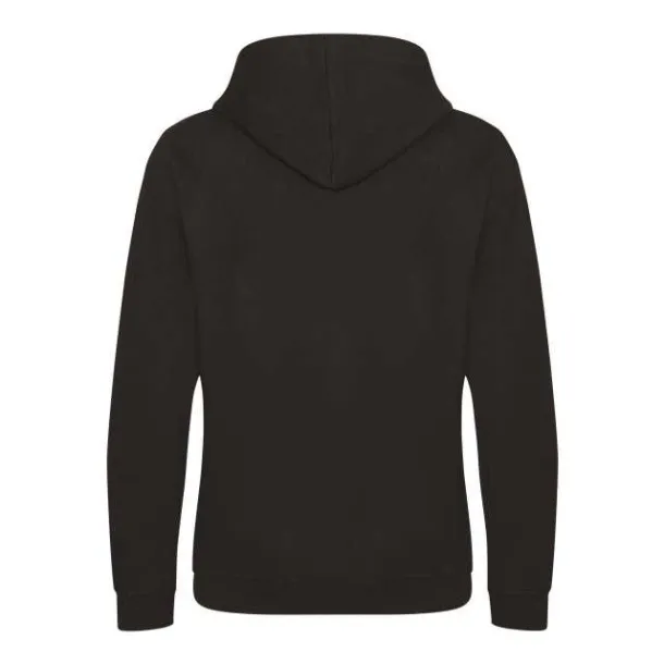  Dječji hoodie, 280 g/m2 - Just Hoods Crna Crvena