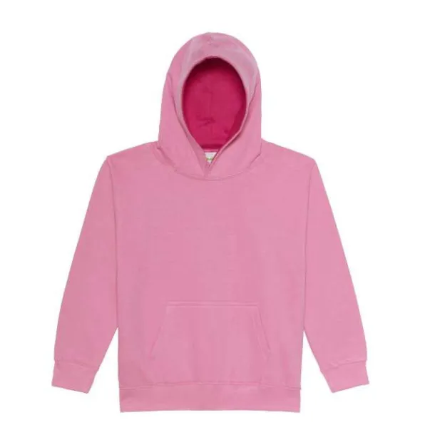  Dječji hoodie - Just Hoods Candyfloss Pink Hot Pink