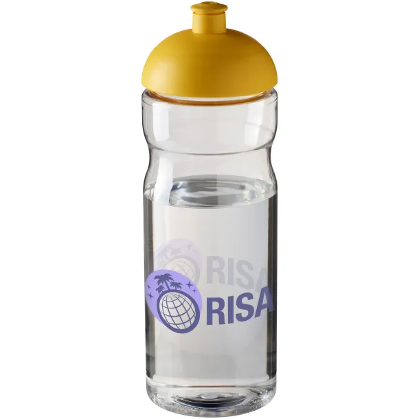 H2O Base® 650 ml dome lid sport bottle - Unbranded White Yellow