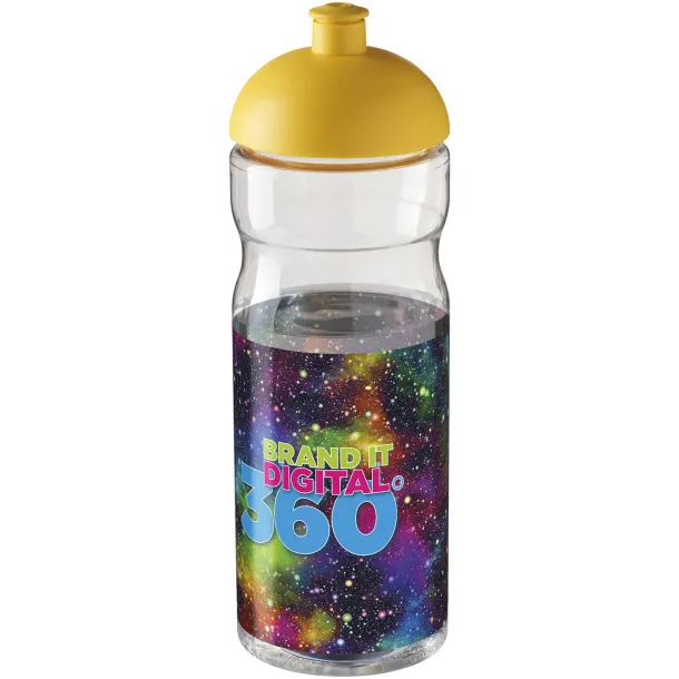 H2O Base® 650 ml dome lid sport bottle White Yellow