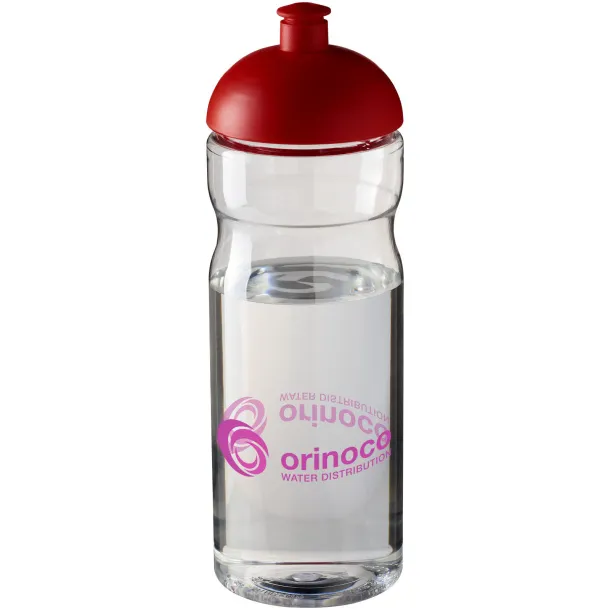 H2O Base® 650 ml dome lid sport bottle - Unbranded White Red