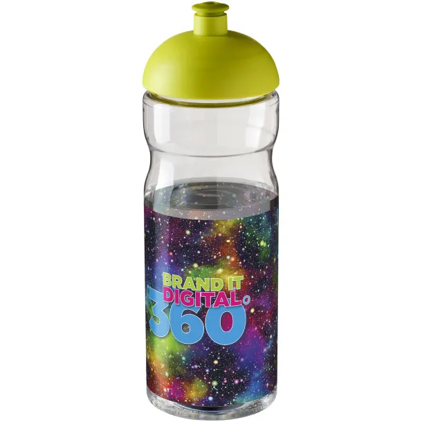 H2O Base® 650 ml dome lid sport bottle - Unbranded White Lime