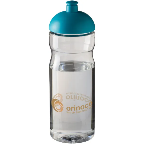 H2O Base® 650 ml dome lid sport bottle - Unbranded White Aqua blue