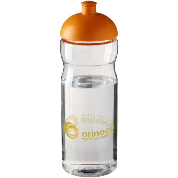 H2O Base® 650 ml dome lid sport bottle - Unbranded White Orange