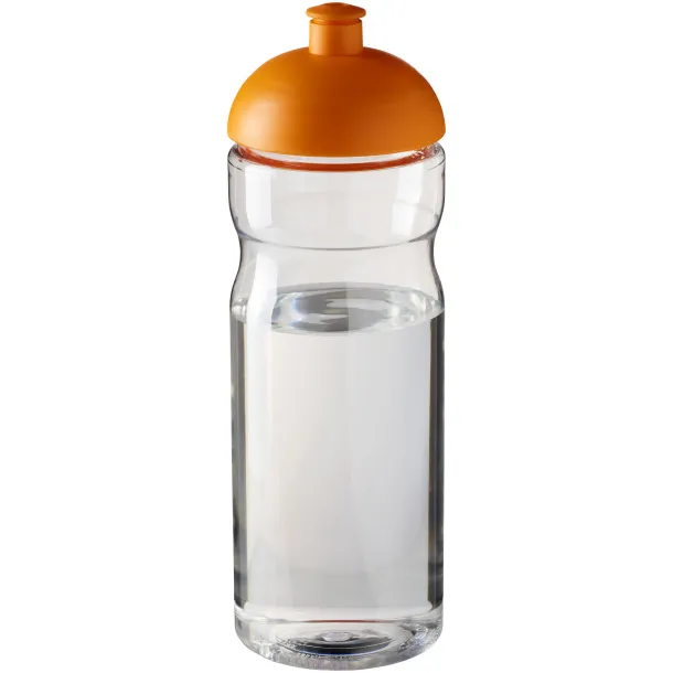 H2O Base® 650 ml dome lid sport bottle - Unbranded White Orange