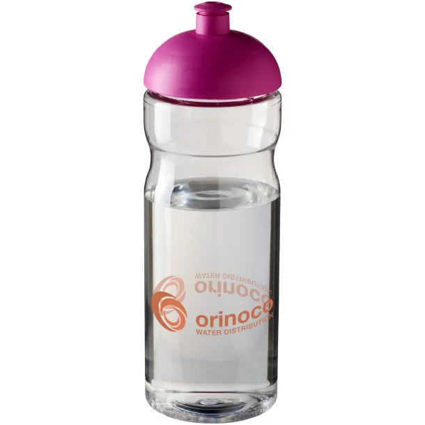 H2O Base® 650 ml dome lid sport bottle - Unbranded White Transparent pink