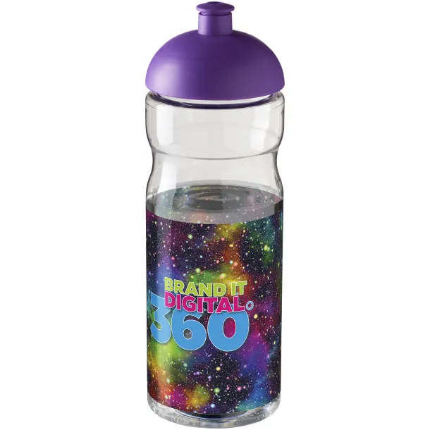 H2O Base® 650 ml dome lid sport bottle - Unbranded White Purple