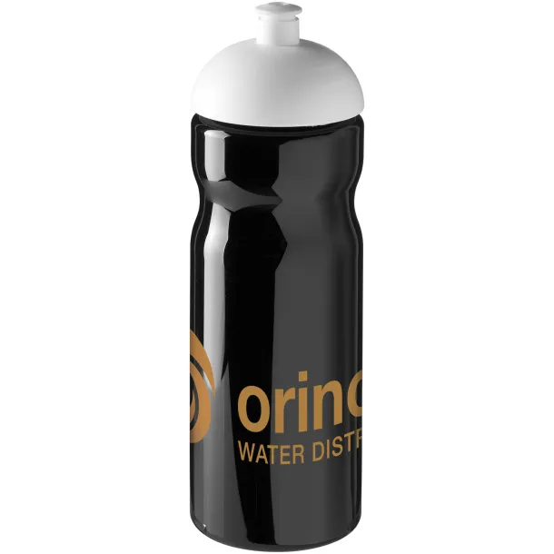 H2O Base® 650 ml dome lid sport bottle Solid black White